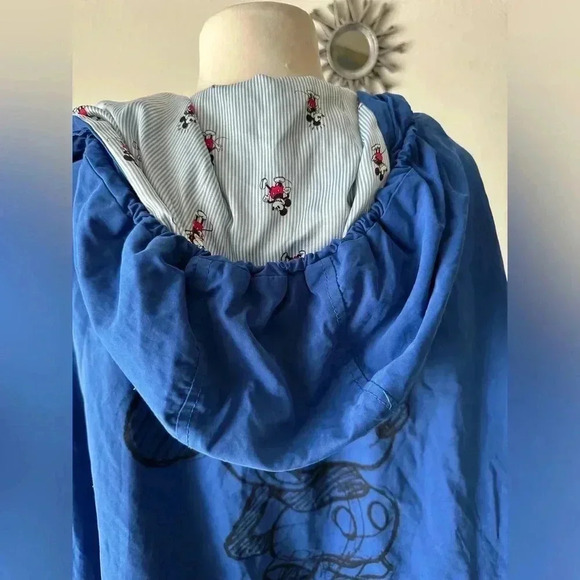 Blue and black Mickey Mouse windbreaker with a hood #Disney size XXL - Picture 4 of 5